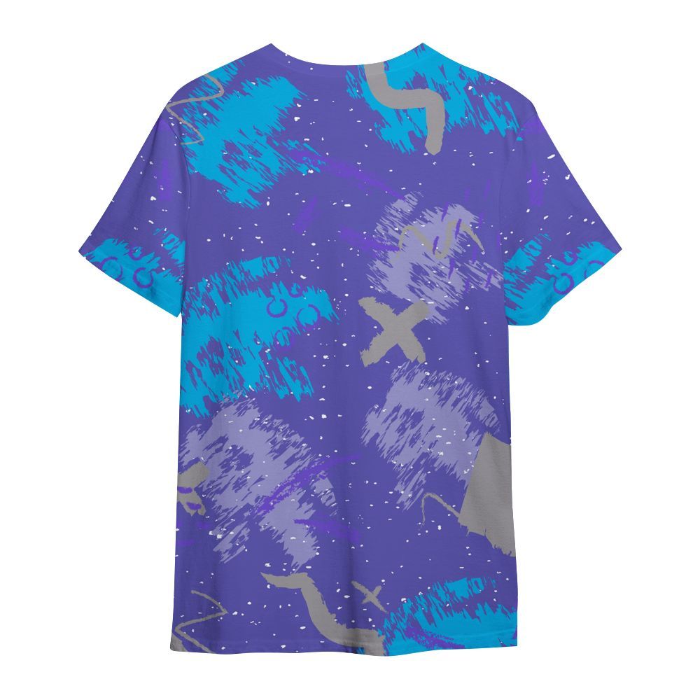 Shirt To Match Retro Aqua 8s - Hustle Grind Pray All Over Print