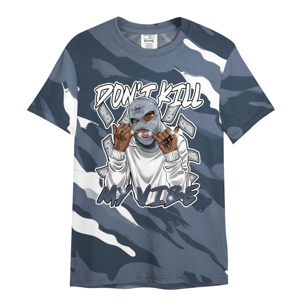 Shirt To Match Low Diffused Blue 11s - Vibe.Unique Colored All Over Print