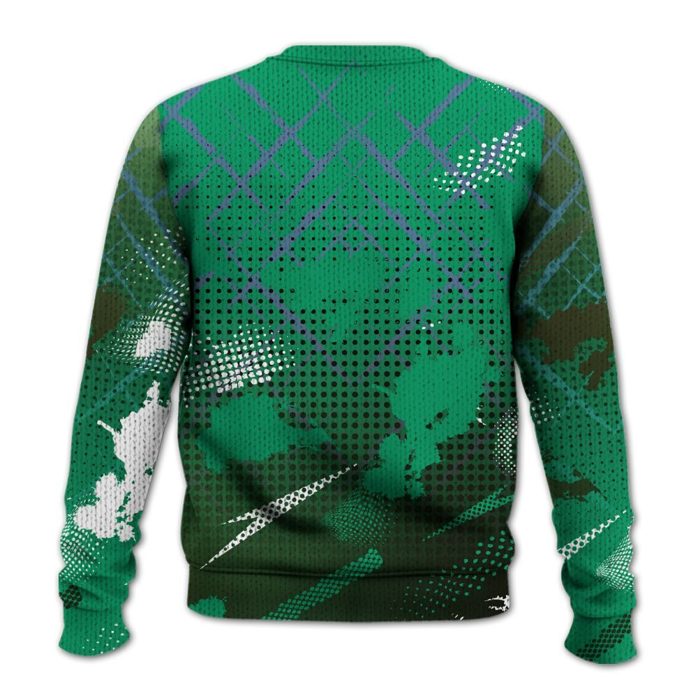 Sweater To Match Foamposite Pro Pine Green 2025 - Halftone Stand Business Dripping Graphic