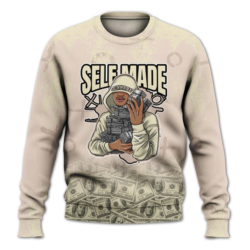 Sweatshirt To Match A Ma Maniere X Fossil Stone 4s - Selfmade Unique Grunge All Over Print