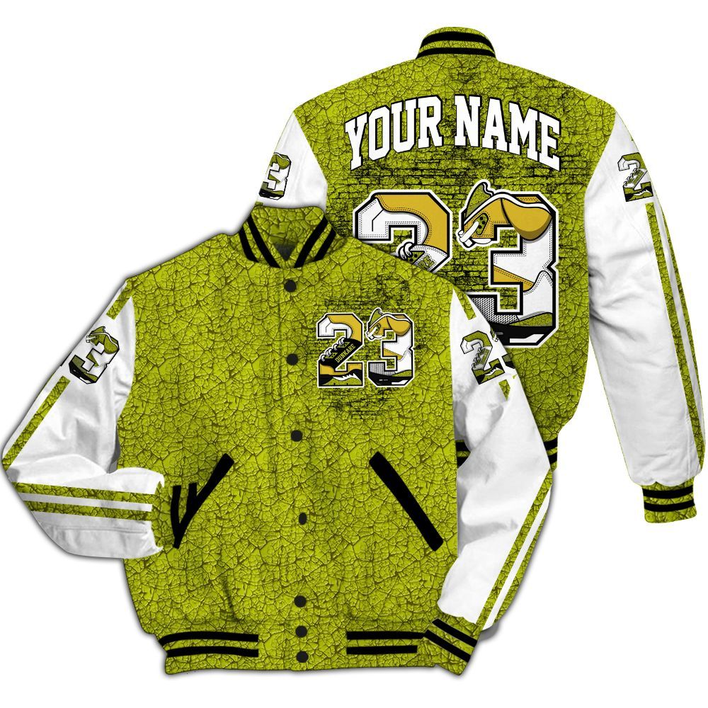 Varsity Jacket To Match Dunk Low QS Halloween Skull - Custom Name Number 23 5s All Over Print