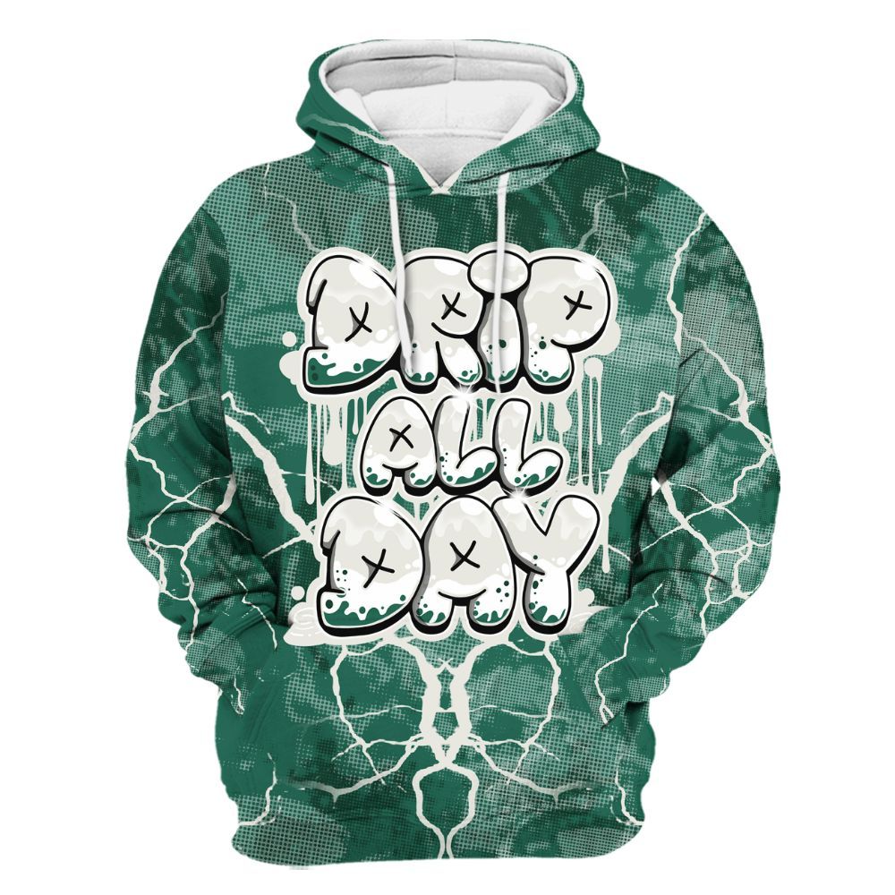 Hoodie To Match Oxidized Green 4s - DRIPPIN Days Graphic Halloween All Over Print