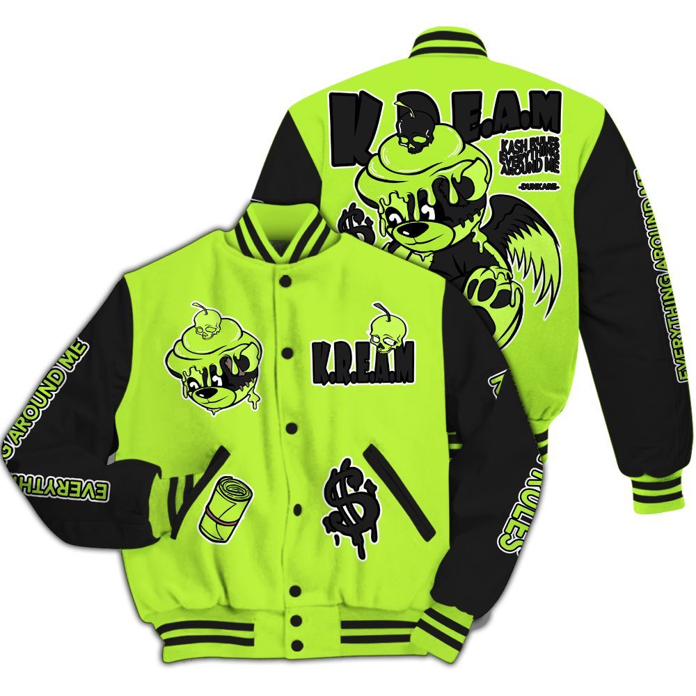 Varsity Jacket To Match Air Force 1 Low Dance Volt - Loot Bear All Over Print