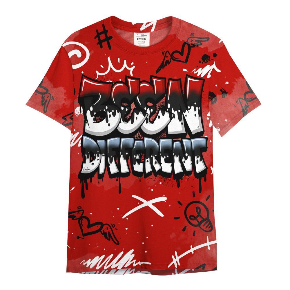 Shirt To Match OG Fire Red 5s - Drip Been Di2ferent All Over Print