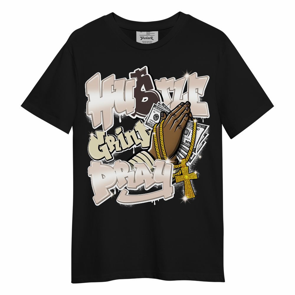 Shirt To Match A Ma Maniere X Fossil Stone 4s - Money Hustle Grind Pray Streetwear Unisex Shirt