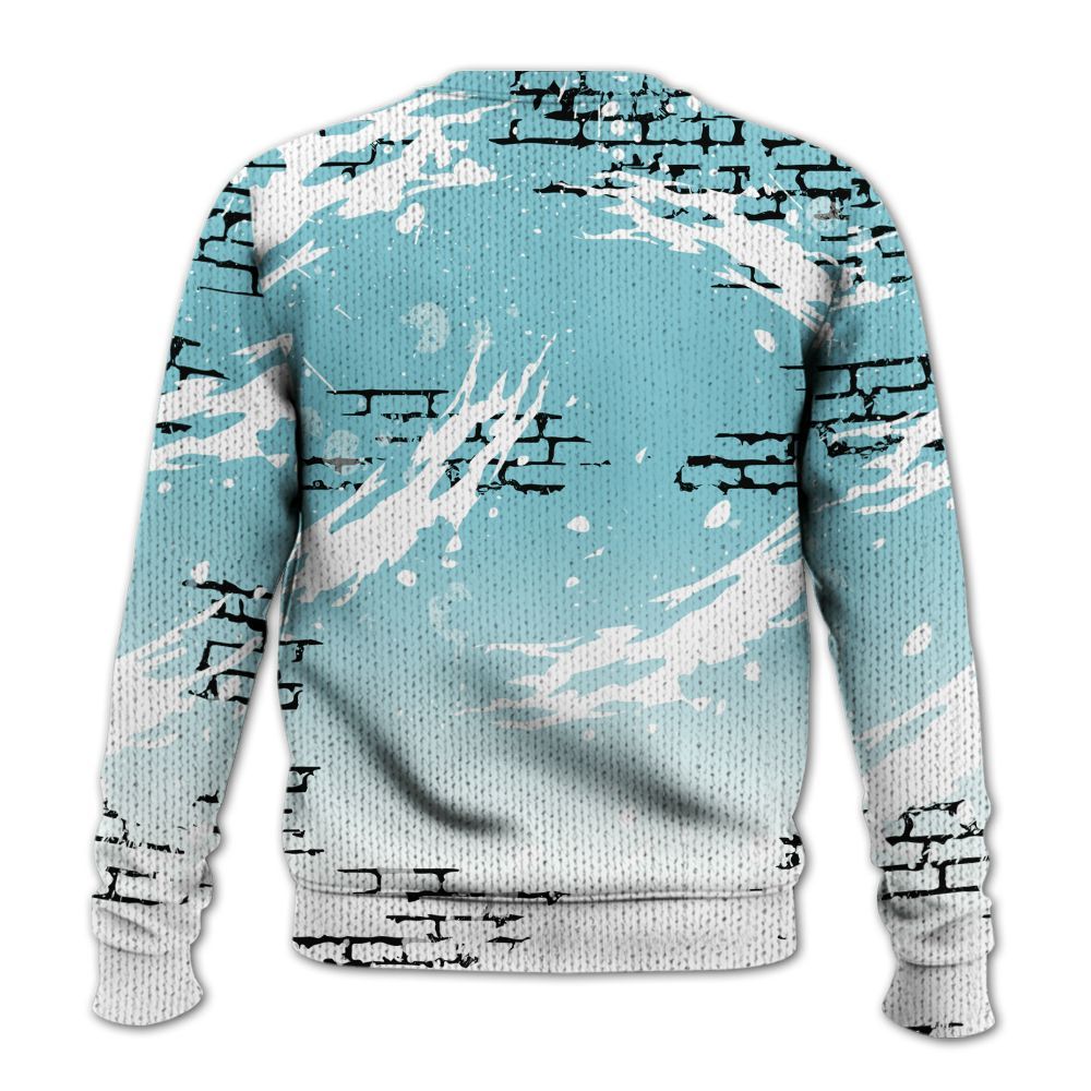 Knitted Sweater To Match Low Legend Blue 11s - Values Of Loyalty Drip