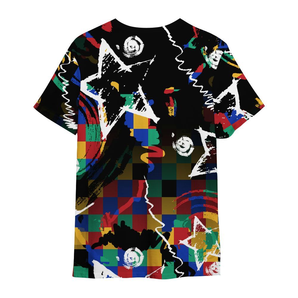 Shirt To Match Air Rainbow Weave - Grind Shine Later Drip All Over Print