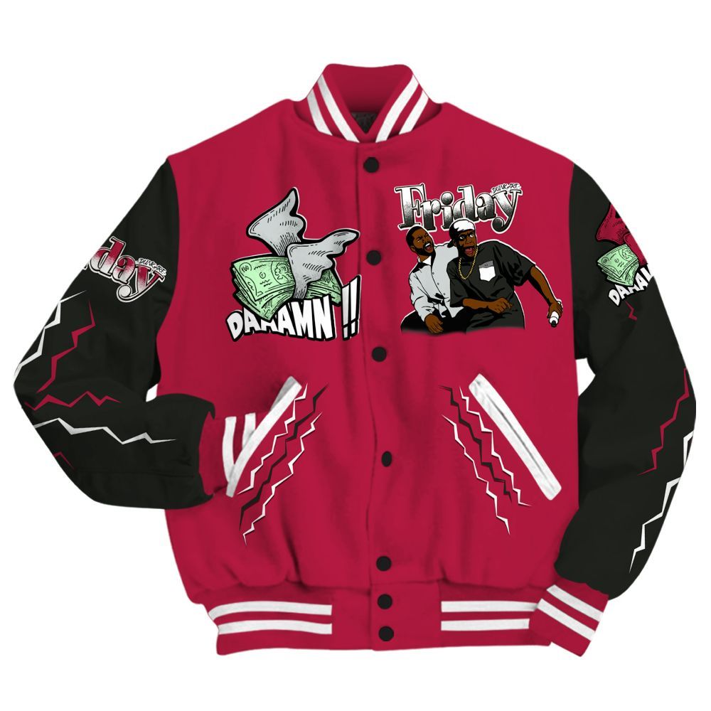 Varsity Jacket To Match Toro Bravo 4s - Friday Movie 90s TV All Over Print
