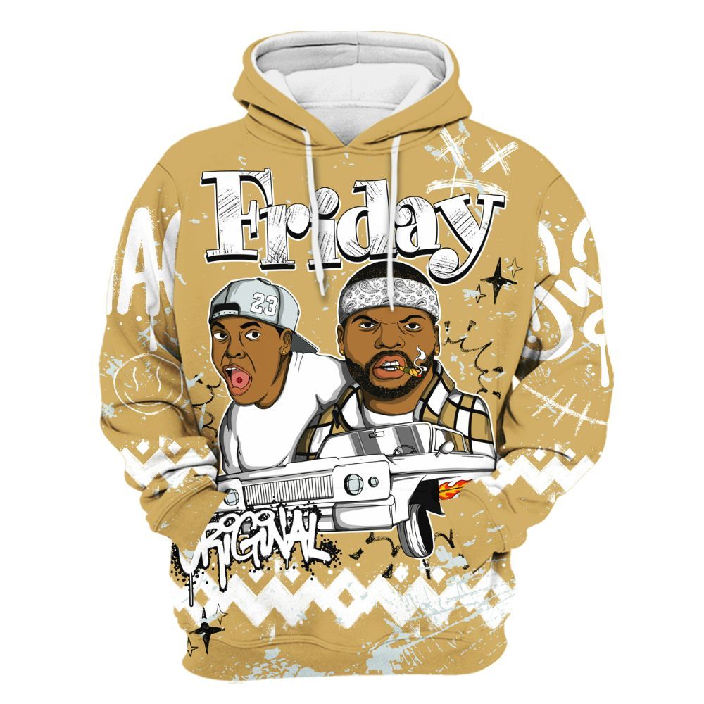 Hoodie To Match Craft Paris 6s - Friday Sneaker Crayon All Over Print