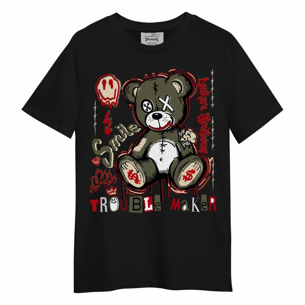 Shirt To Match Low OG Medium Olive 1s - Bear Rebel Unisex Shirt