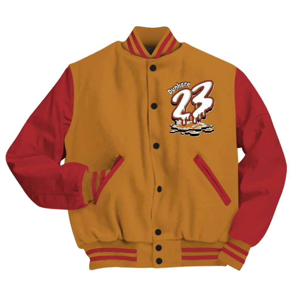 Varsity Jacket To Match Air Max Plus Sunset Swarovski - Custom Name 23 Drip All Over Print