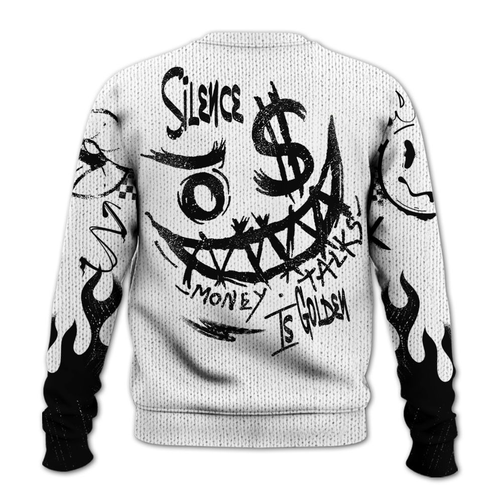 Knitted Sweater To Match Kobe 9 EM Protro Halo - Mouth Burning Street Style