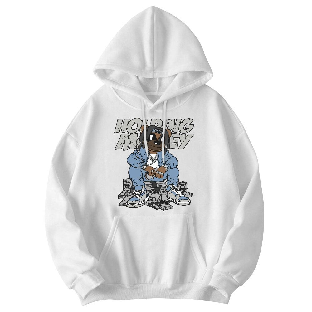 Sweatshirt To Match University Blue 4s - Possessing Moneys Bear Graphic