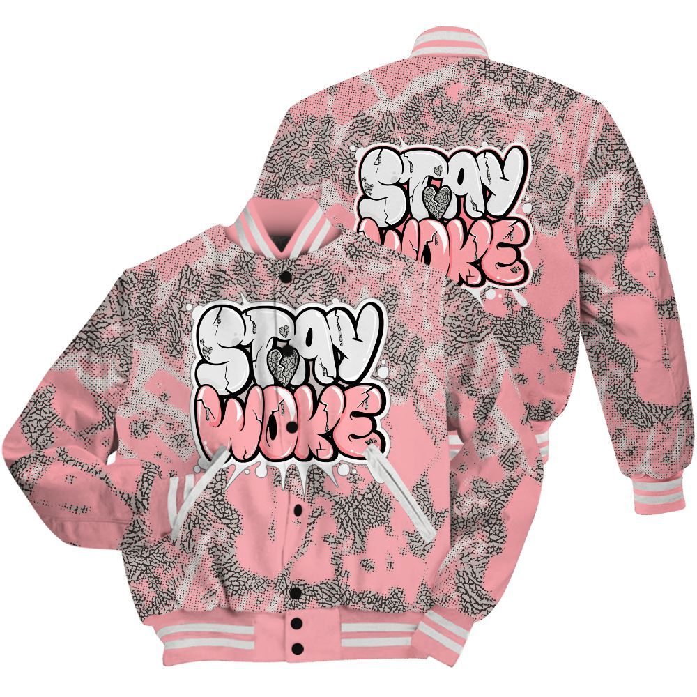Varsity Jacket To Match Retro Wings 3s Shirt - Stay And Woken Street All Over Print