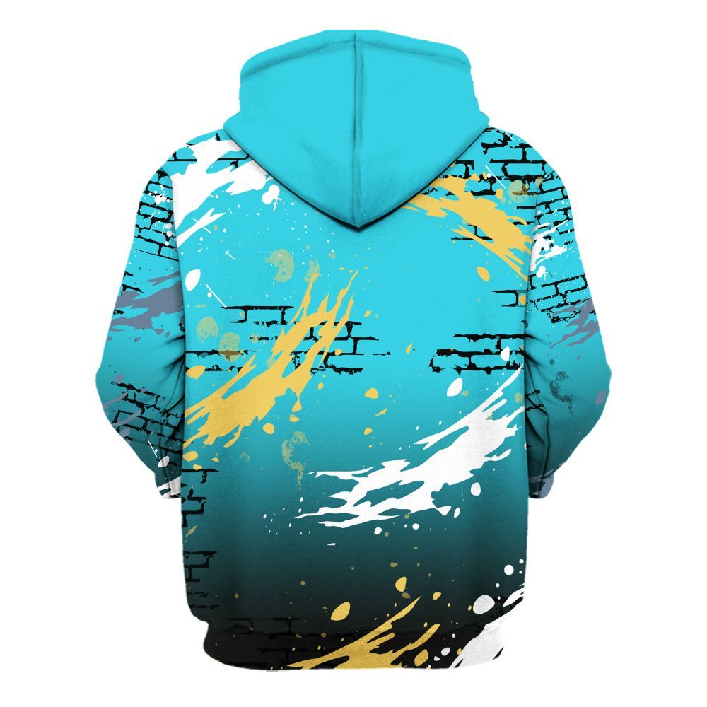 Hoodie To Match Retro Gamma Blue 11s - Values Of Loyalty Drip All Over Print