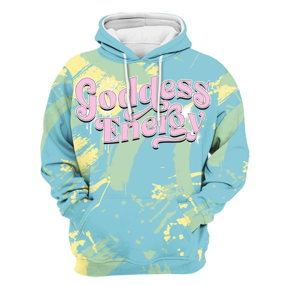 Hoodie To Match SB Dunk Low Visty - Goddess Energy Retro All Over Print