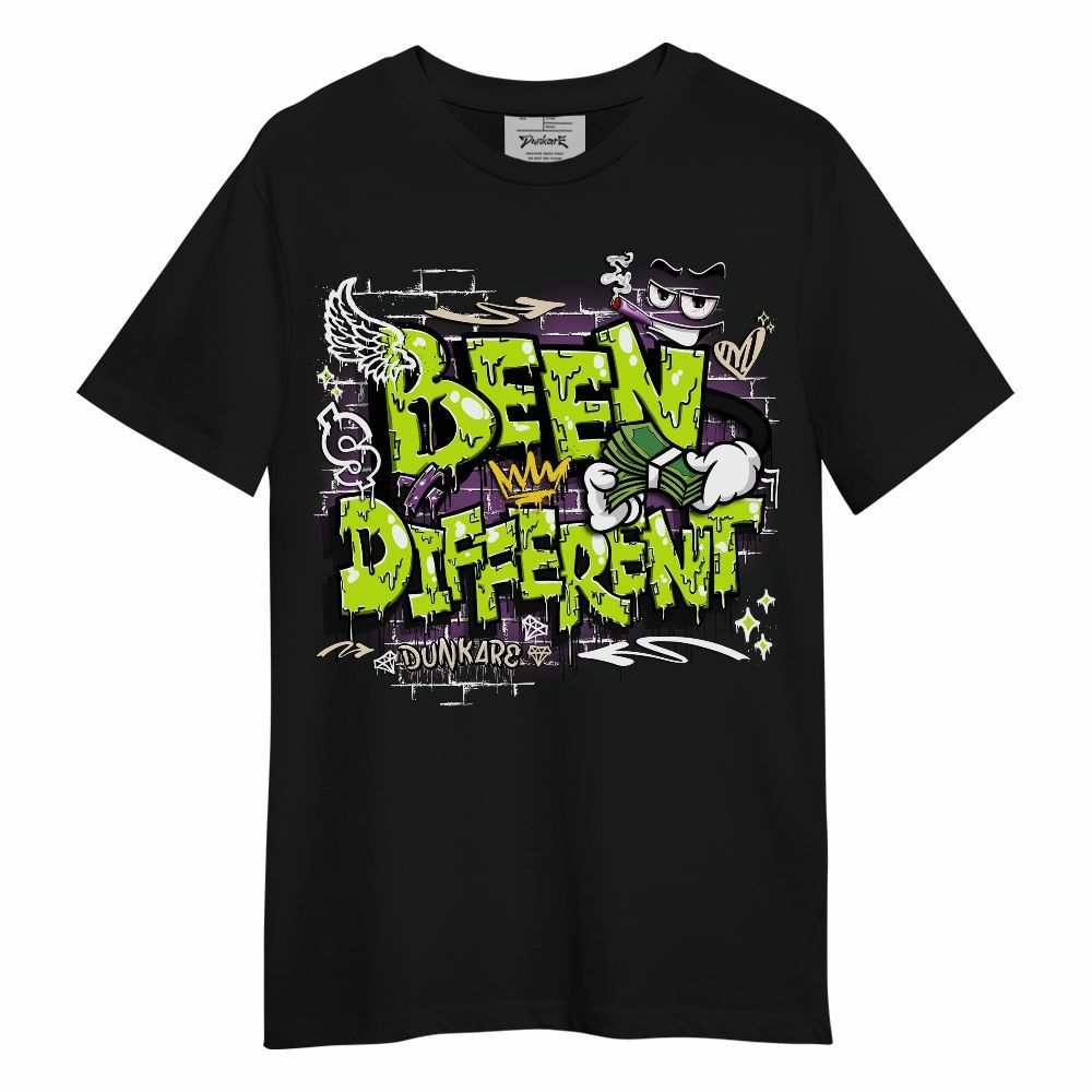 Shirt To Match GS Black Barely Volt 11s - Been Dif2erent Drip Graffiti Graphic