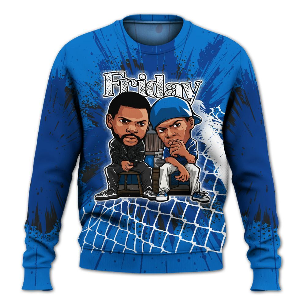 Sweatshirt To Match Blueberry 12s - Friday Movie All Over Print