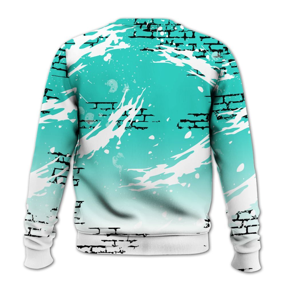 Sweatshirt To Match Dunk Low Clear Jade - Values Of Loyalty Drip All Over Print