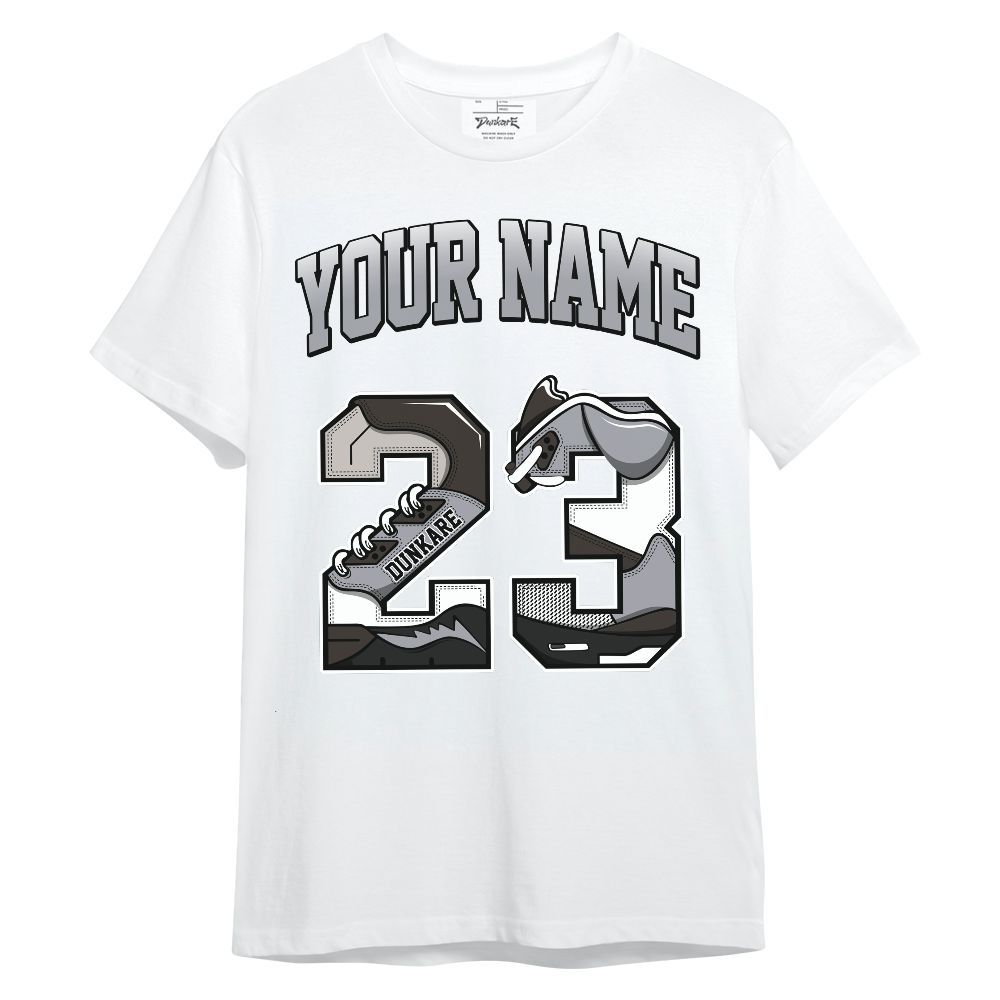 Shirt To Match Baroque Brown 12s - Custom Name Number 23 5s Unisex Shirt