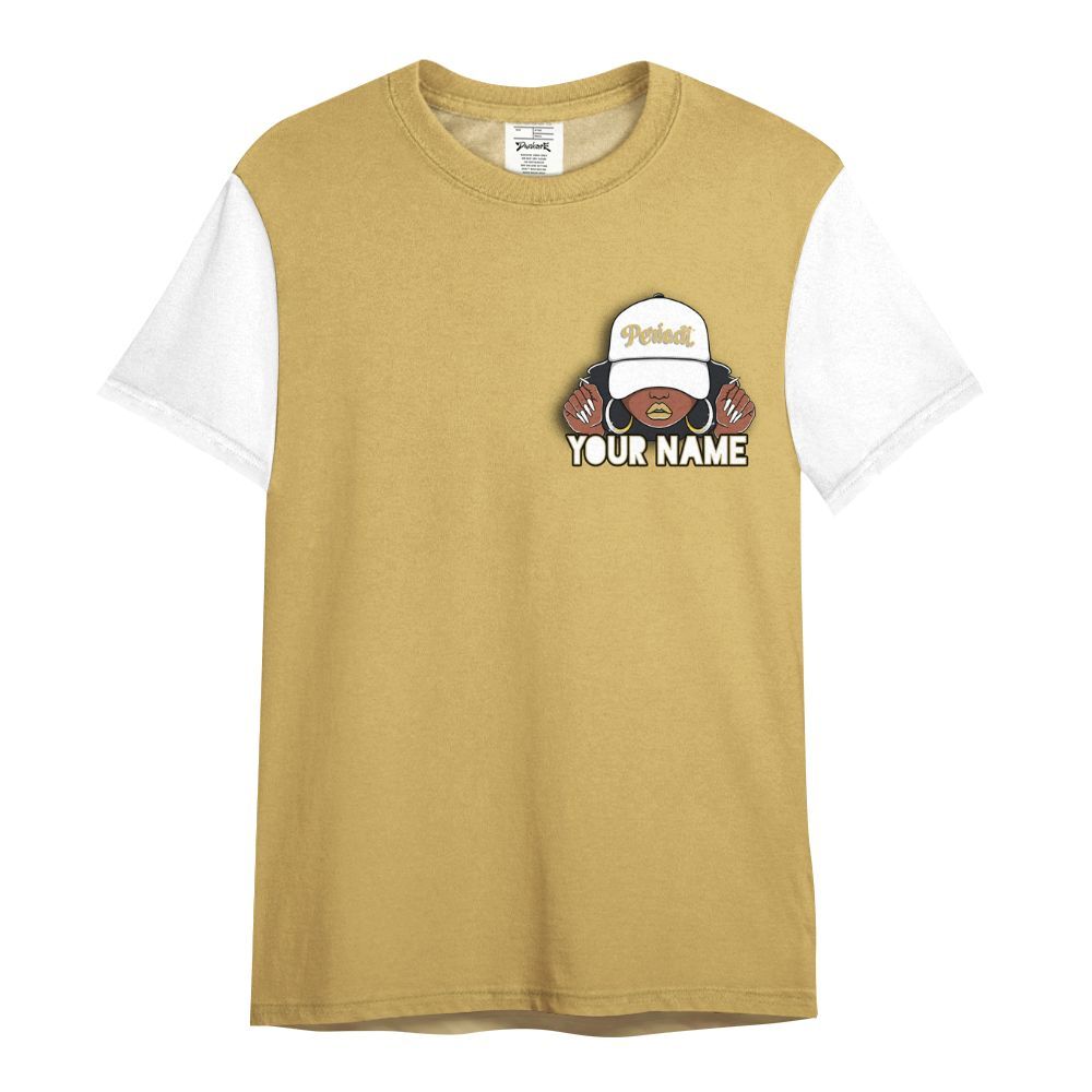 Shirt To Match Craft Paris 6s Varsity Jacket, Custom Name Black Girl All Over Print