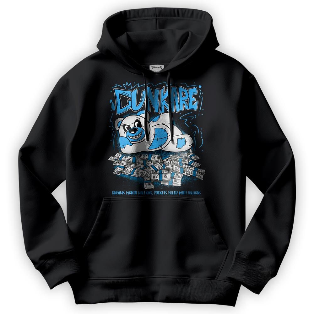 Sweatshirt To Match Hoodie Dreams Millions, Powder Blue 9s Hoodie To Match Sneaker 1804 NCMD
