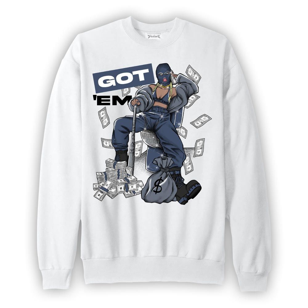 Sweatshirt To match Low Diffused Blue 11s Sweatshirt - Got Em Unique Graphic