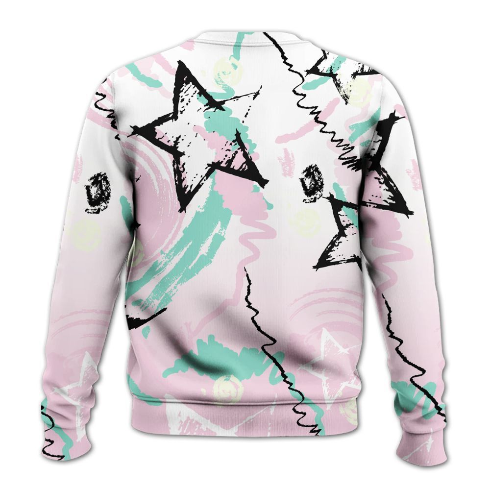 Sweatshirt To Match Retro Easter 5s - Grind Shine Later Drip All Over Print