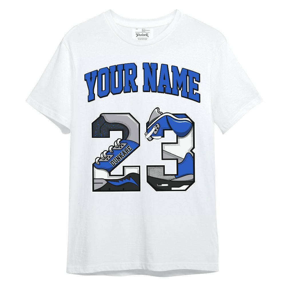 Shirt To Match Retro Stealth 5s - Custom Name Number 23 5s Unisex Shirt
