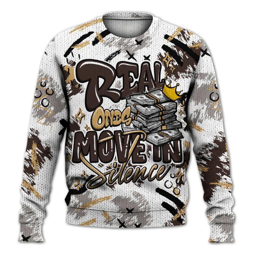 Knitted Sweater To Match 2025 Retro Earth 5s - Real Ones Move In Streetwear