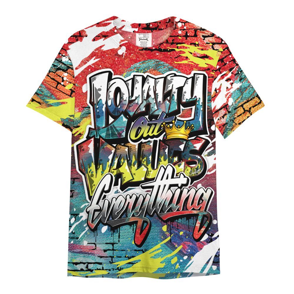 Shirt To Match Kobe 8 What The - Values Of Loyalty Drip All Over Print