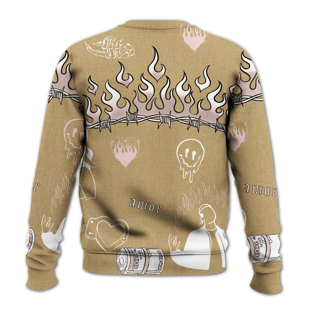 Sweatshirt To Match Low Linen 2025 1s - Snake Trust No One All Over Print