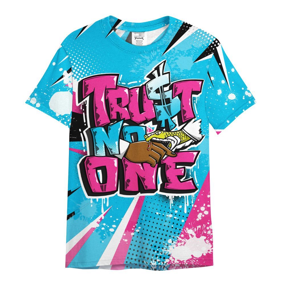 Shirt To Match Tokyo Nights Stewie 3s - Poly Trust No One Dripping All Over Print