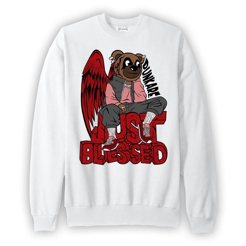 Sweatshirt To match Red Taxi 12s Sweatshirt - Blessing Bear Graphic