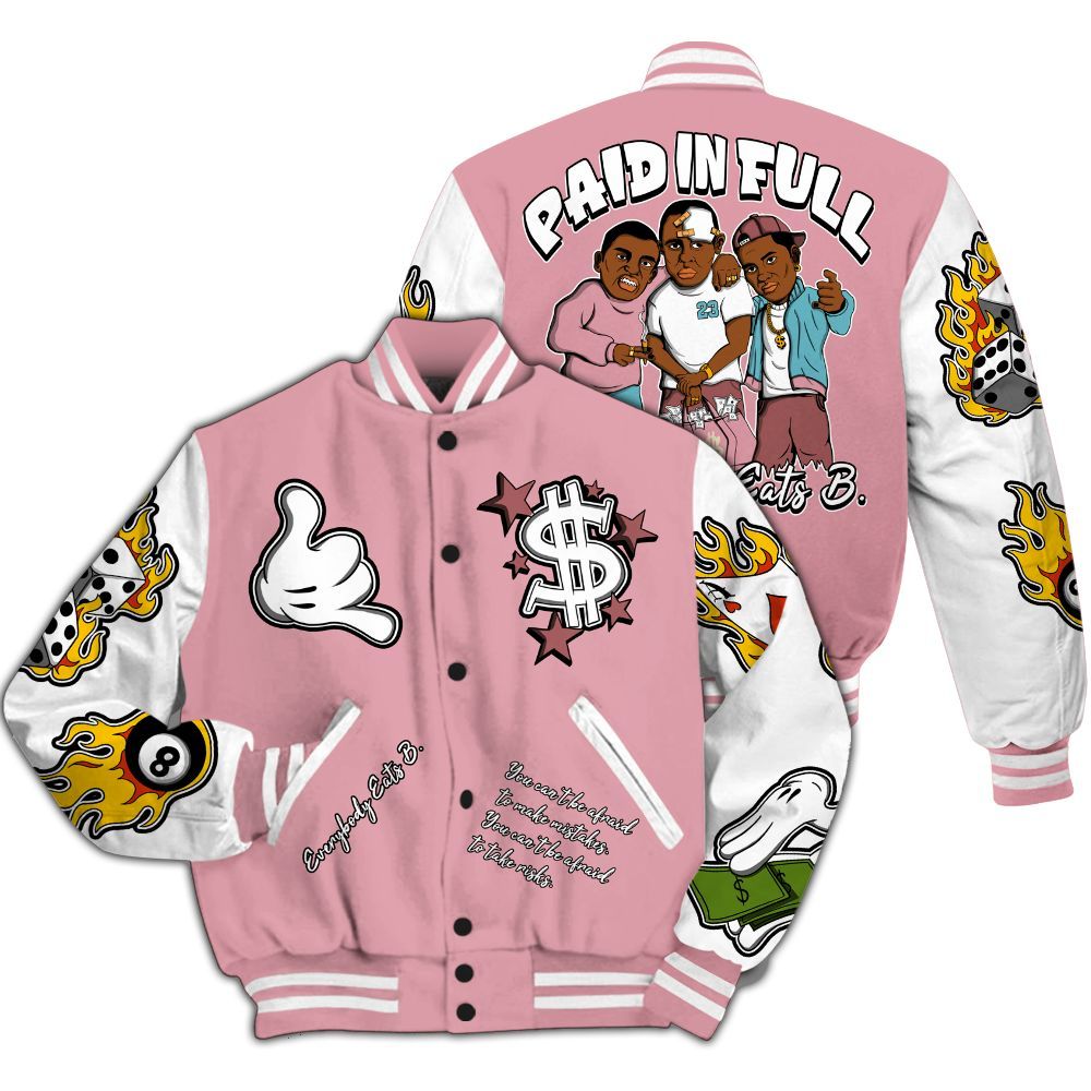 Varsity Jacket To Match Doernbecher 6s - Funny Everybody Paid In Full Graphic All Over Print