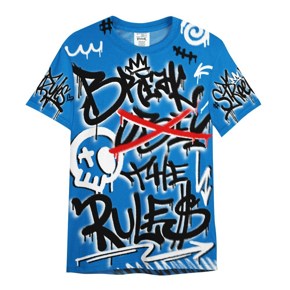 Shirt To Match Low Game Royal 1s - Break Rules Streetwear All Over Print