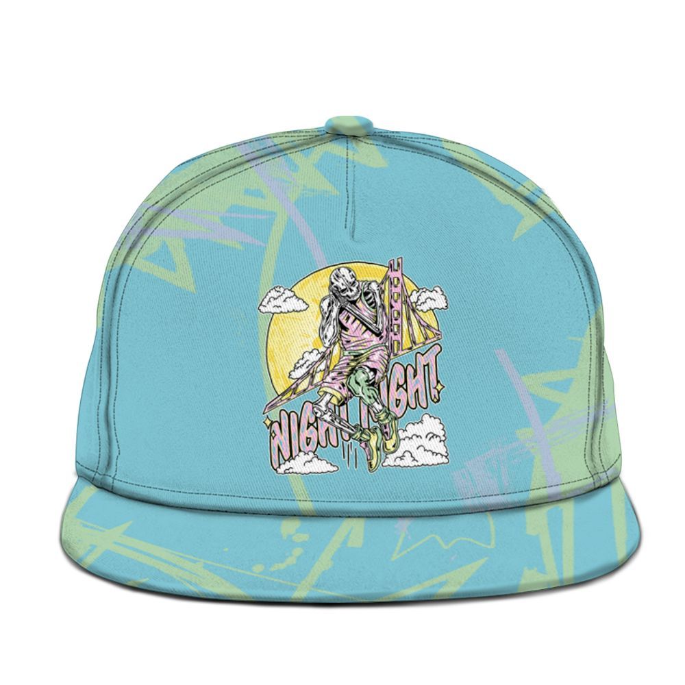 Snapback To Match SB Dunk Low Visty - Seeya Skeleton Messyz Graphic