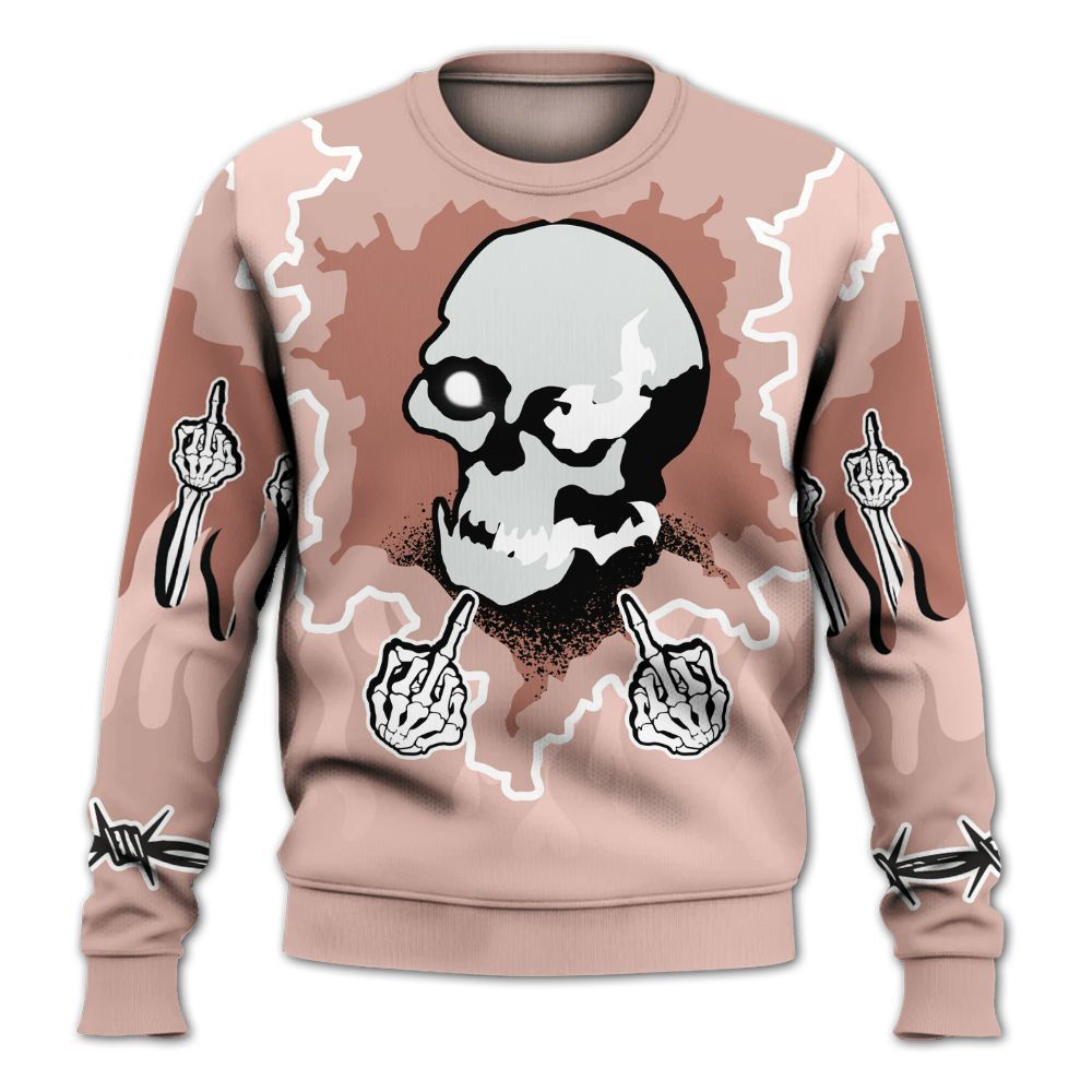 Sweatshirt To Match Low Legend Pink 11s - F Around Find Out Graphic Trapped All Over Print