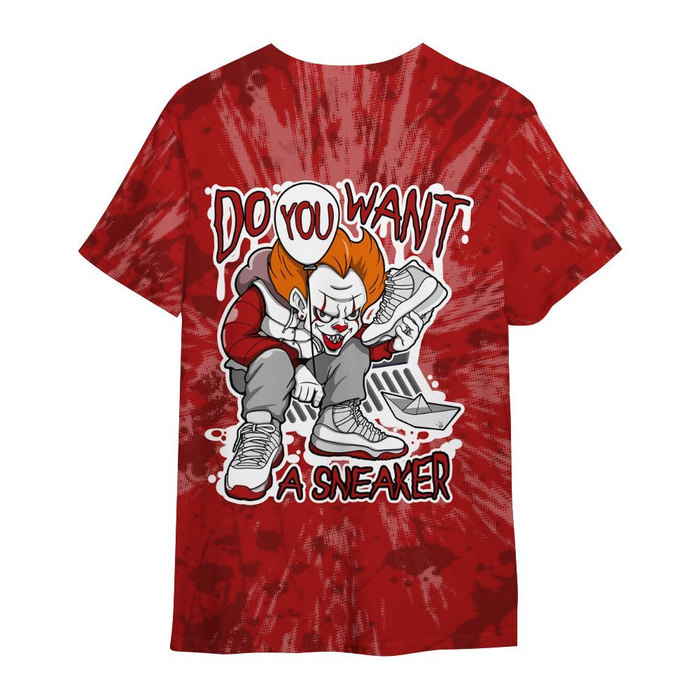 Shirt To Match Red Taxi 12s - Clown Scary Sneakers Graphic Halloween All Over Print