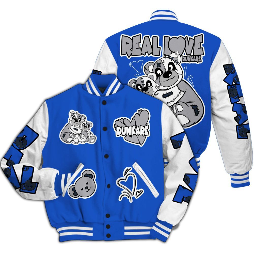 Varsity Jacket To Match Retro Stealth 5s - Sincere Fondness Bear All Over Print