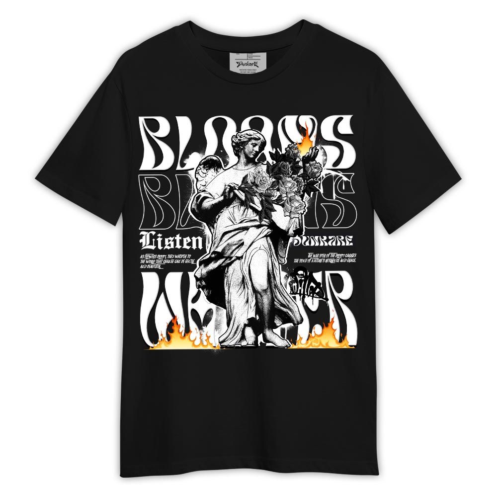 Shirt To Match White Thunder 4s - Blooms Whisper Shirt Outfit