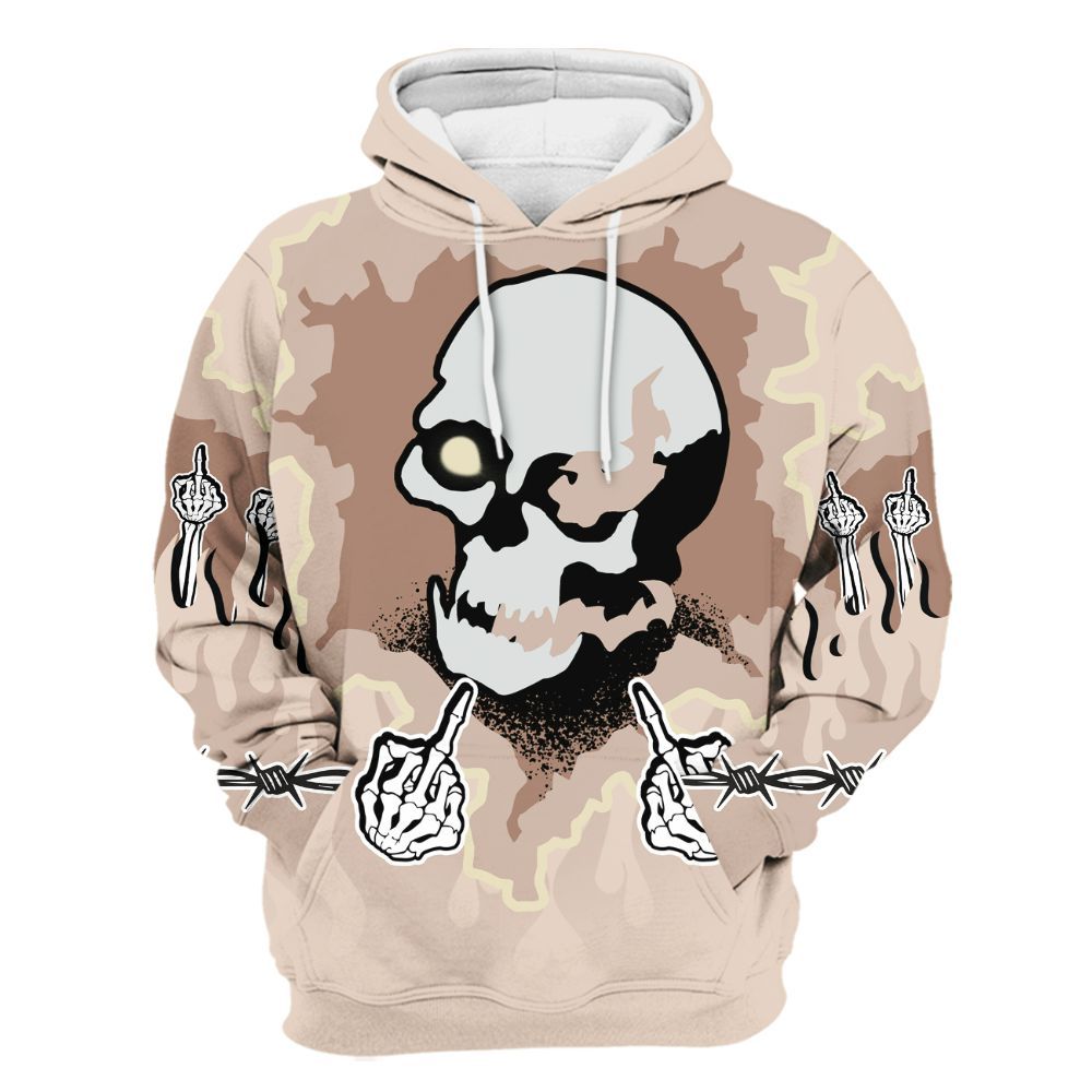 Hoodie To Match A Ma Maniere X Fossil Stone 4s - F Around Find Out Graphic Trapped All Over Print