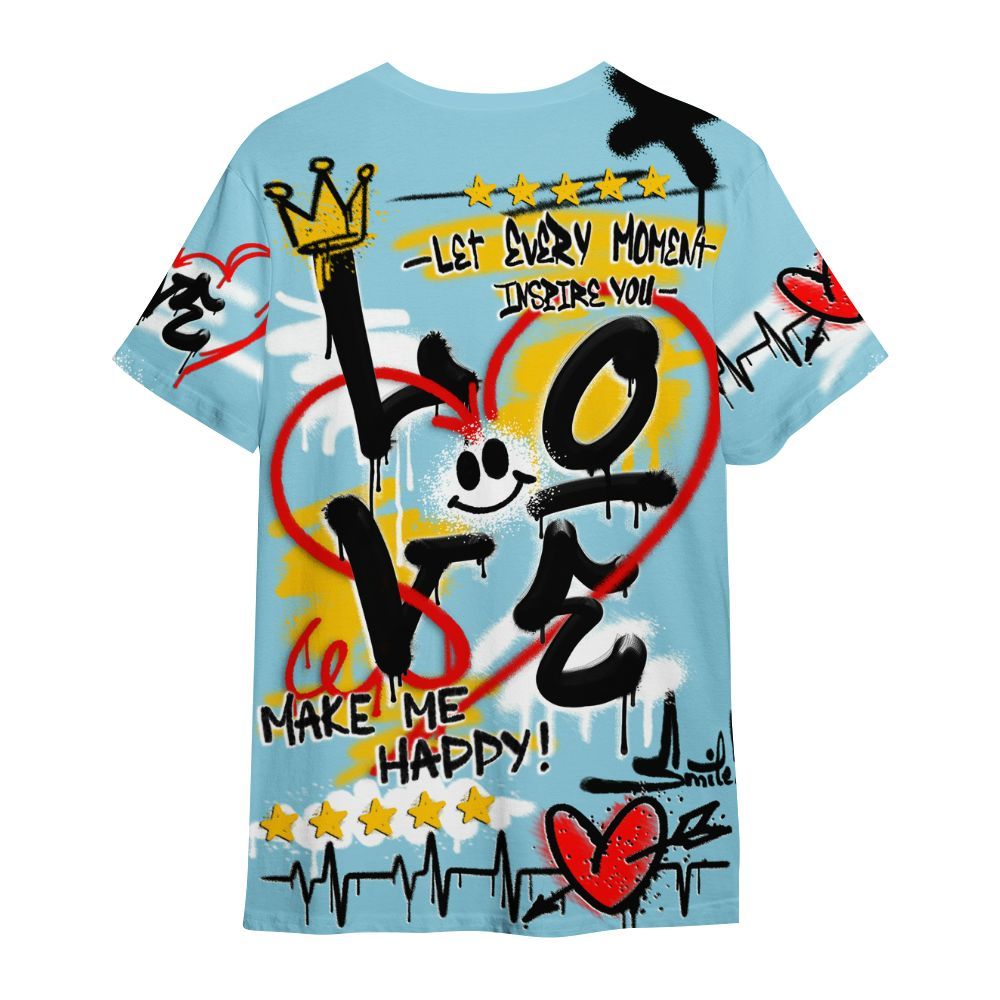 Shirt To Match Dunk High Homer Simpson - Happy Love Beats Graffiti Streetwear All Over Print