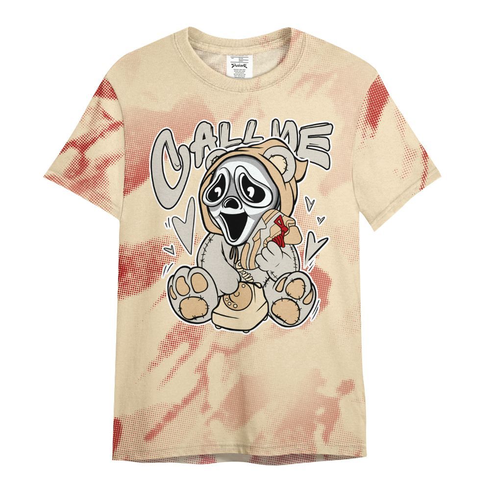 Shirt To Match Dunk Low Strawberry Waffle - Call Me Bear Abstract Halftone All Over Print
