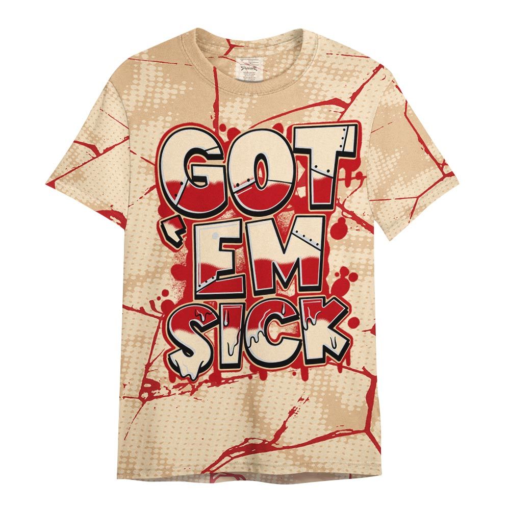 Shirt To Match Dunk Low Strawberry Waffle - Gotten 'Em Sick Crack Shirt Unisex