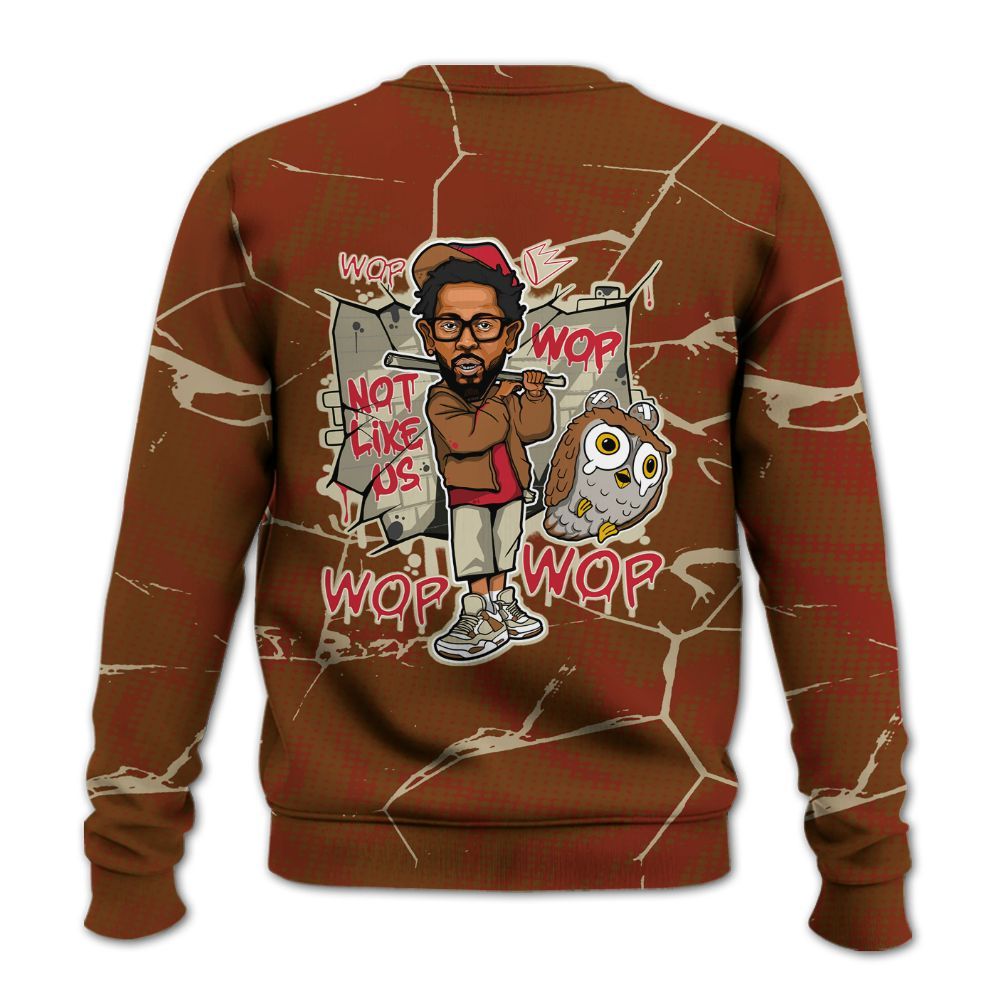 Sweatshirt To Match Archaeo Brown 5s - None Like ComptonCity Graphic Crack All Over Print