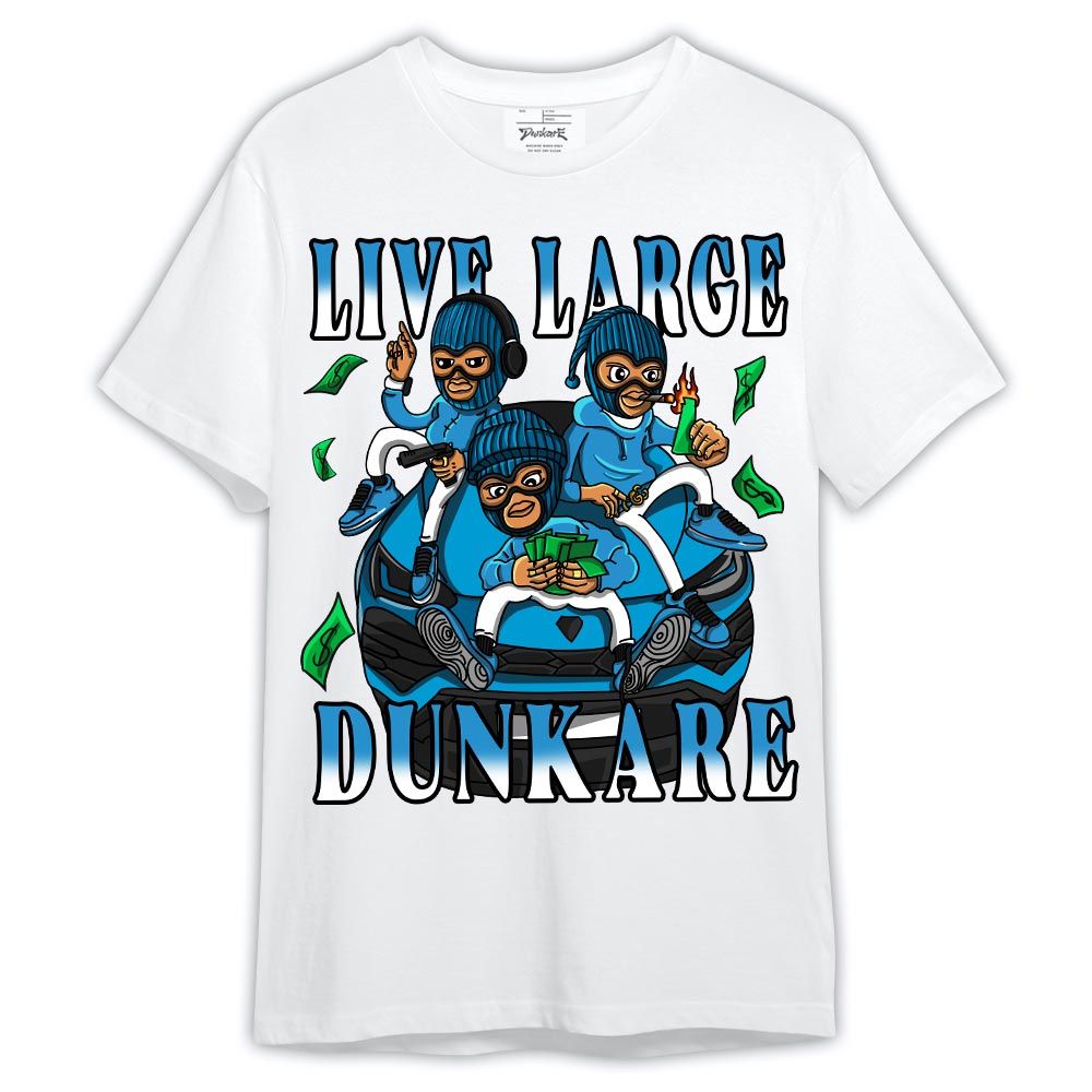 Shirt To Match Powder Blue 9s - Live Large Shirt Outfit 1005 TCD