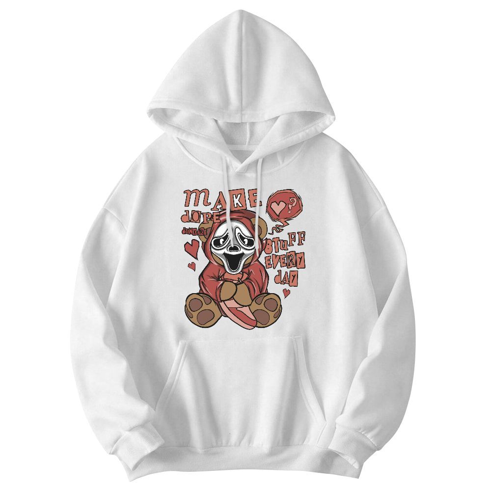 Sweatshirt To Match Dune Red 13s - Make Dopes Bear Graphic