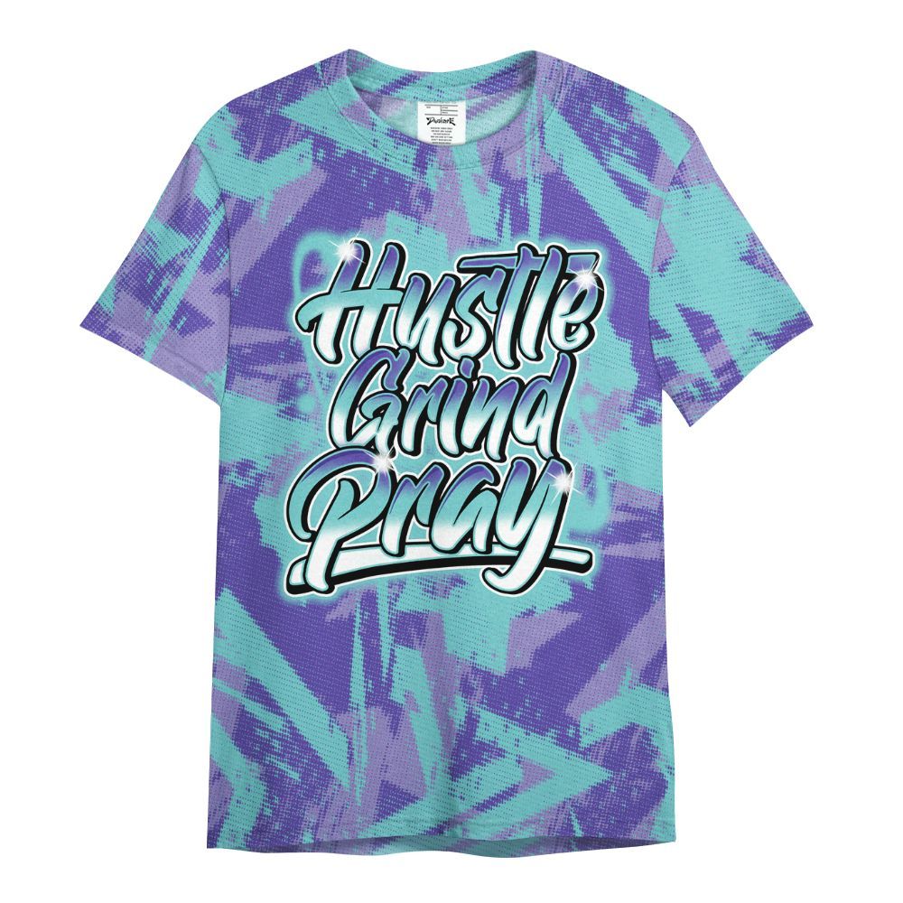 Shirt To Match Low Hornets 1s - Hustles And Prayer Graphic Halftone All Over Print