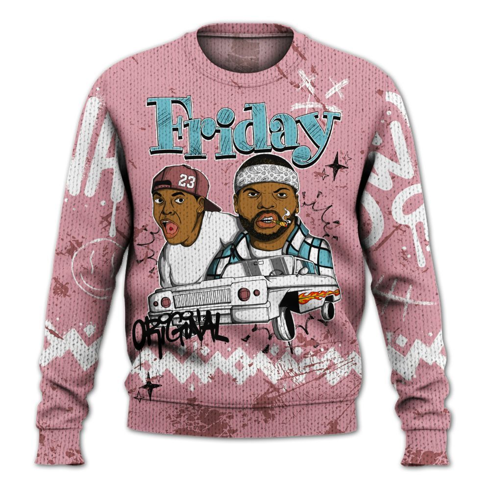 Knitted Sweater To Match Doernbecher 6s - Friday Sneaker Crayon